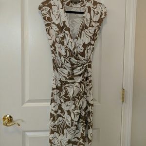 Faux wrap dress
